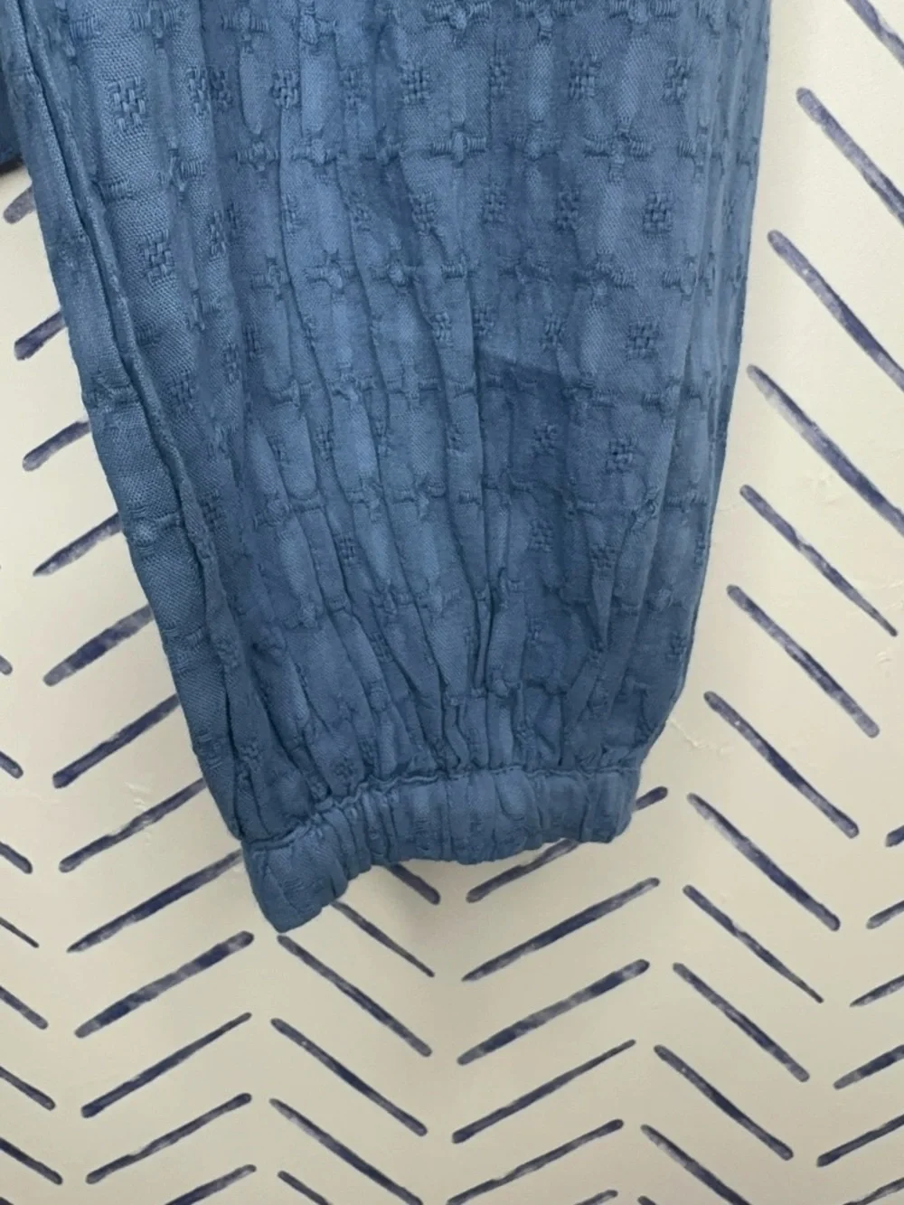 NWT Anthropologie Pilcro Long-Sleeve Reworked Buttondown Top Blue XS - Picture 5 of 9